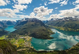 View to Loen and Olden