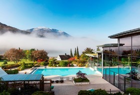 Outdoor pool area