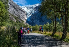 Briksdal glacier